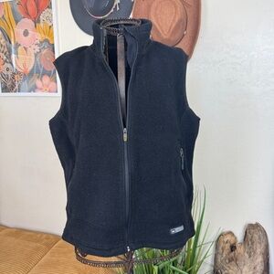 3/$20 | REI | Black Fleece Zip Up Vest | L